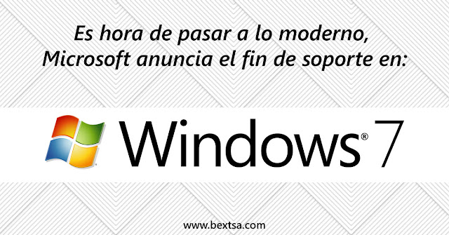 Microsoft anuncia el fin de soporte en Windows 7